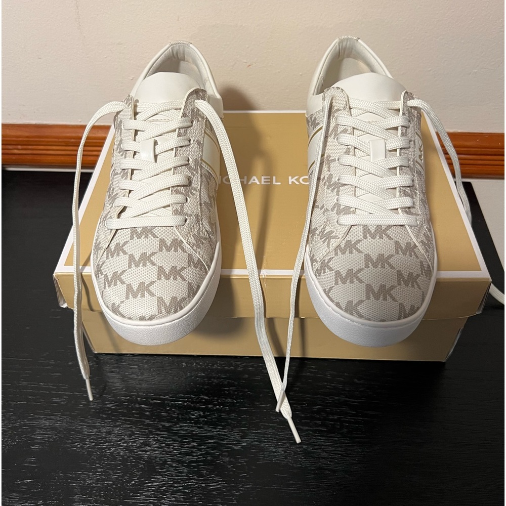 Michael Kors Juno Stripe Lace Up Sneakers